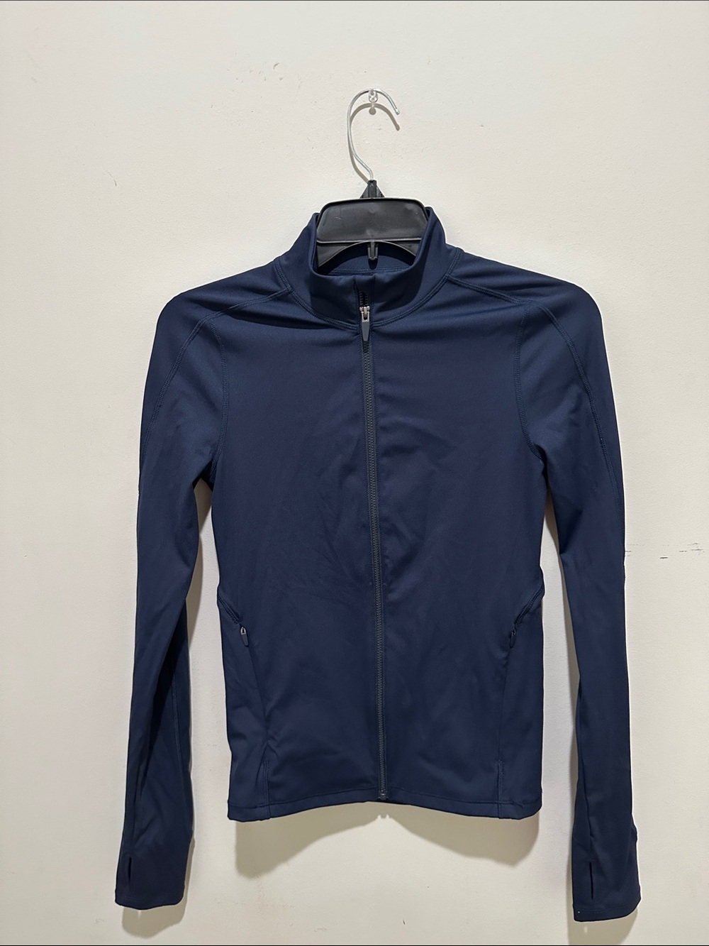 Bandier Navy Full-Zip Performance Jacket